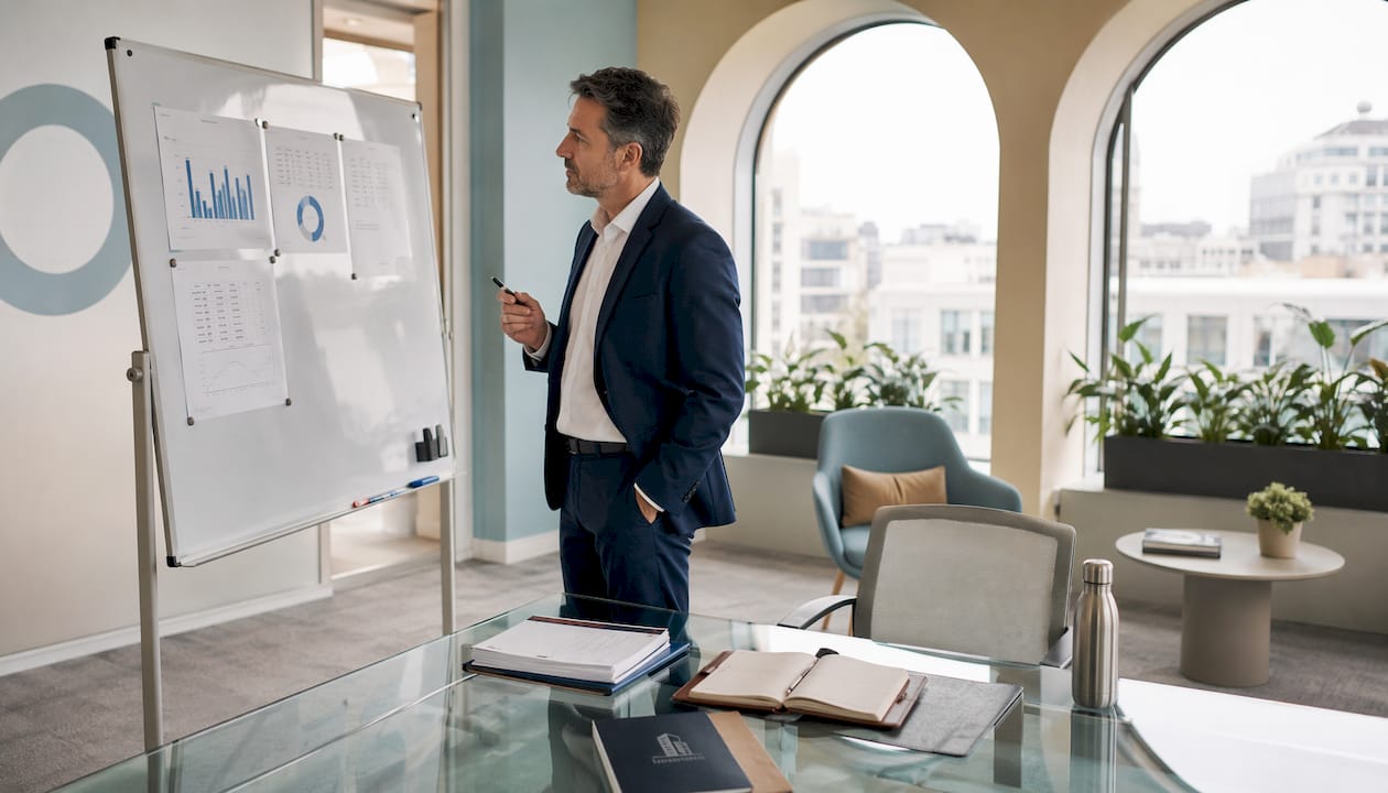 Le gestionnaire immobilier présente le détail des charges lors de l’audit.