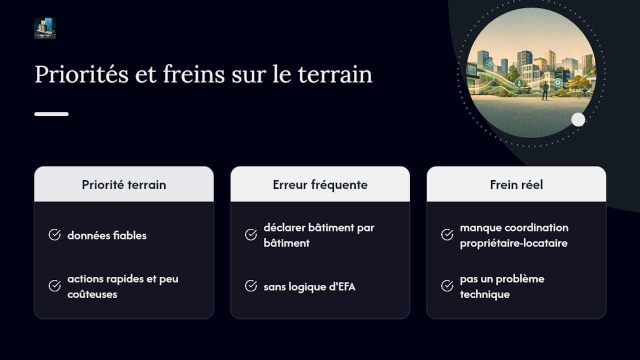 Le regard d'une AMO sur les priorités réelles du terrain — overview diagram