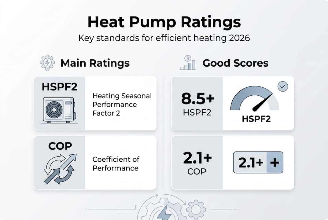 Infographic explains 2026 heat pump efficiency ratings