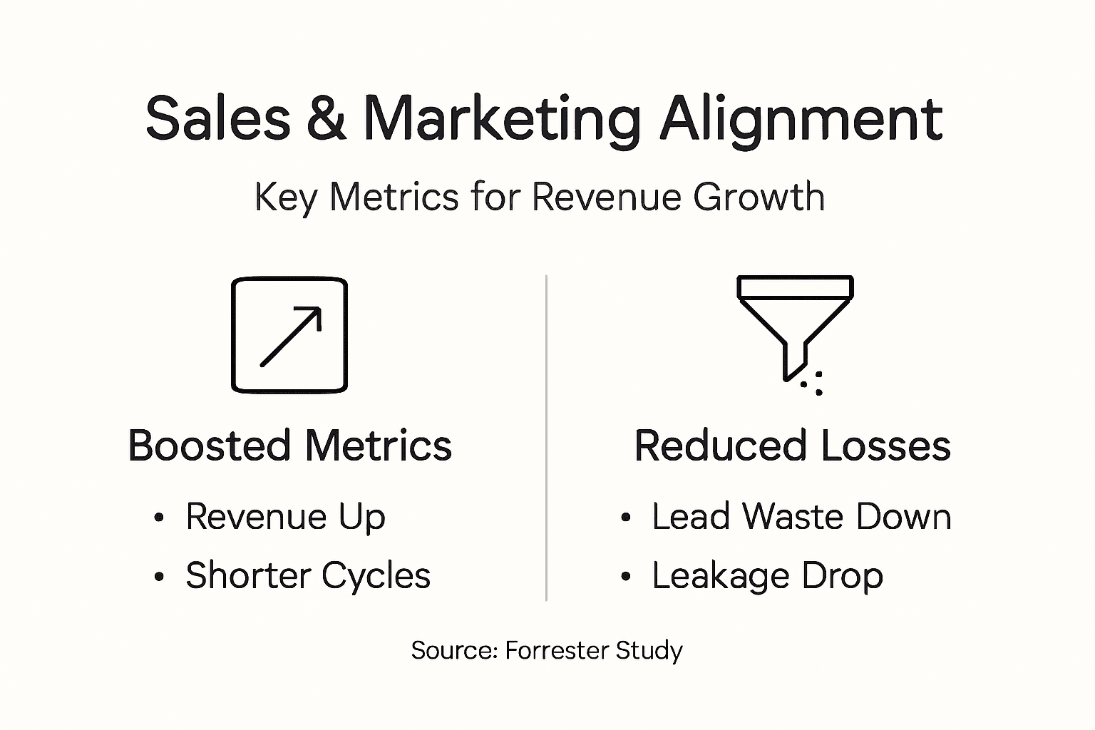Infographic showing key alignment growth metrics