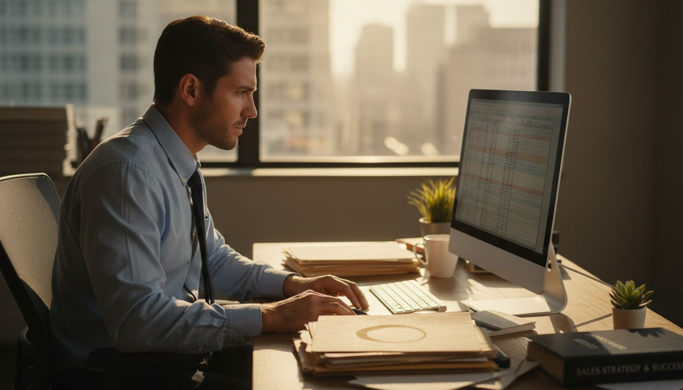 Sales manager using agentic AI software