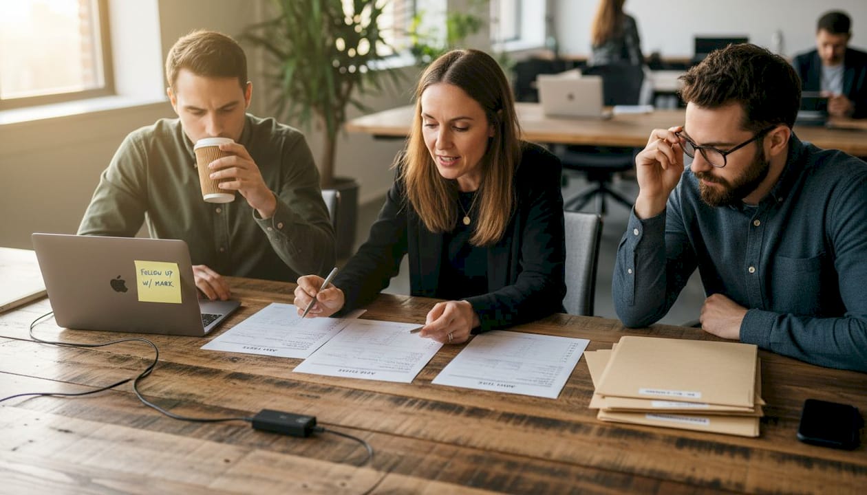 Sales manager pilots audit checklist with reps