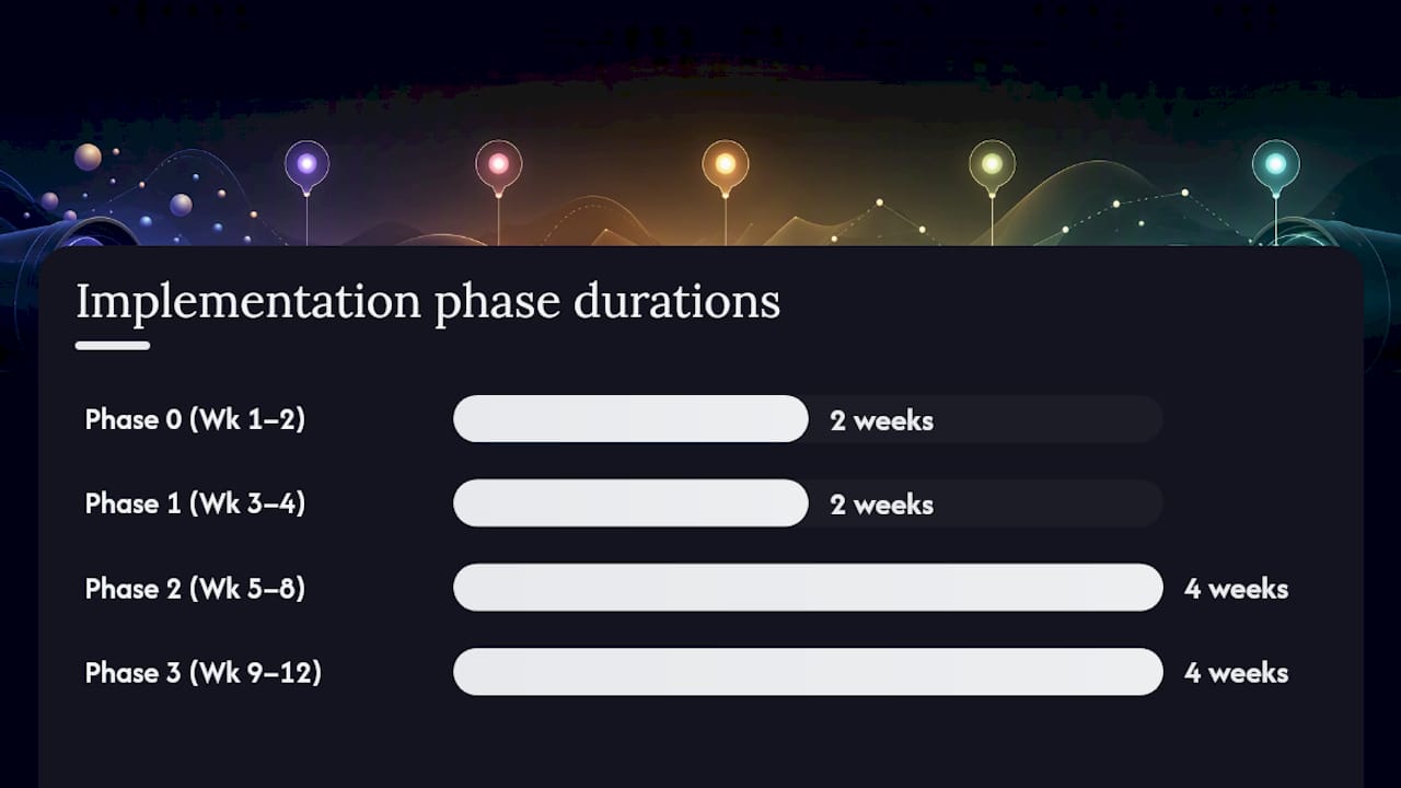 What does the implementation roadmap look like? — overview diagram