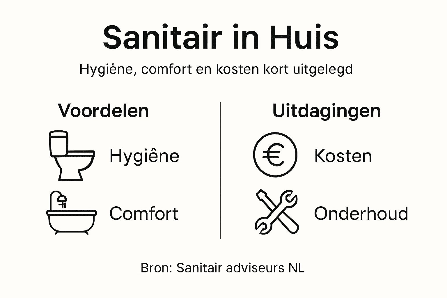 Infographic: Alles over sanitair – van hygiëne en comfort tot kosten