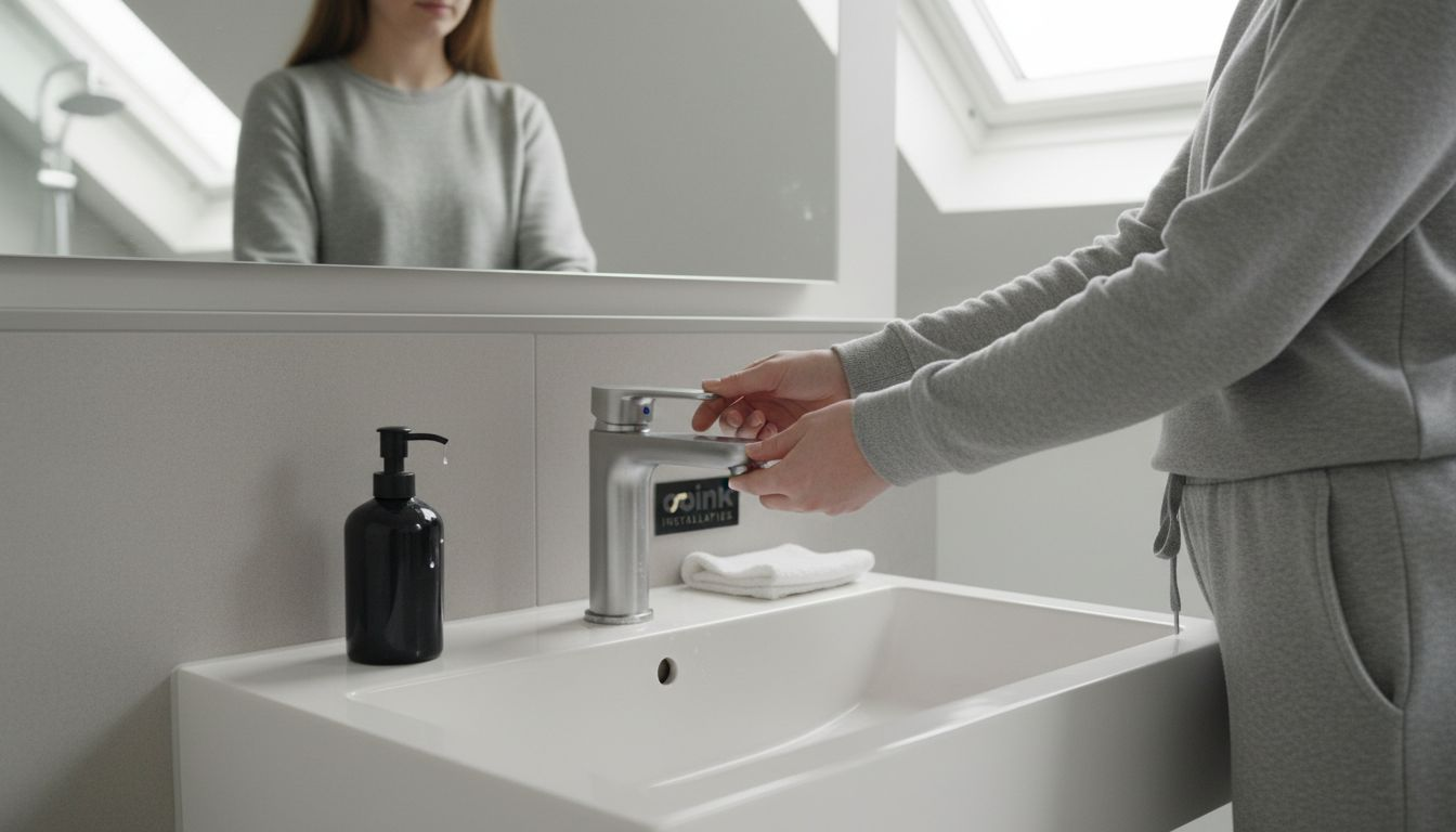 Vrouw kiest bij de renovatie van haar keuken voor een waterbesparende kraan.
