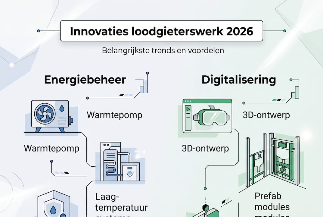 Infographic: de nieuwste ontwikkelingen in professioneel loodgieterswerk