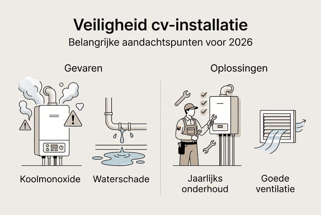 Infographic: Hoe houd je je cv-ketel veilig en goed onderhouden?