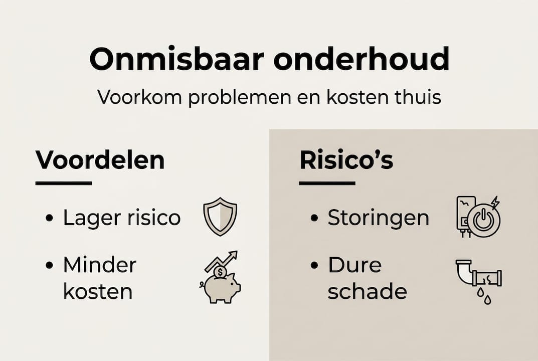 Infographic: de pluspunten én valkuilen van onderhoud op een rij