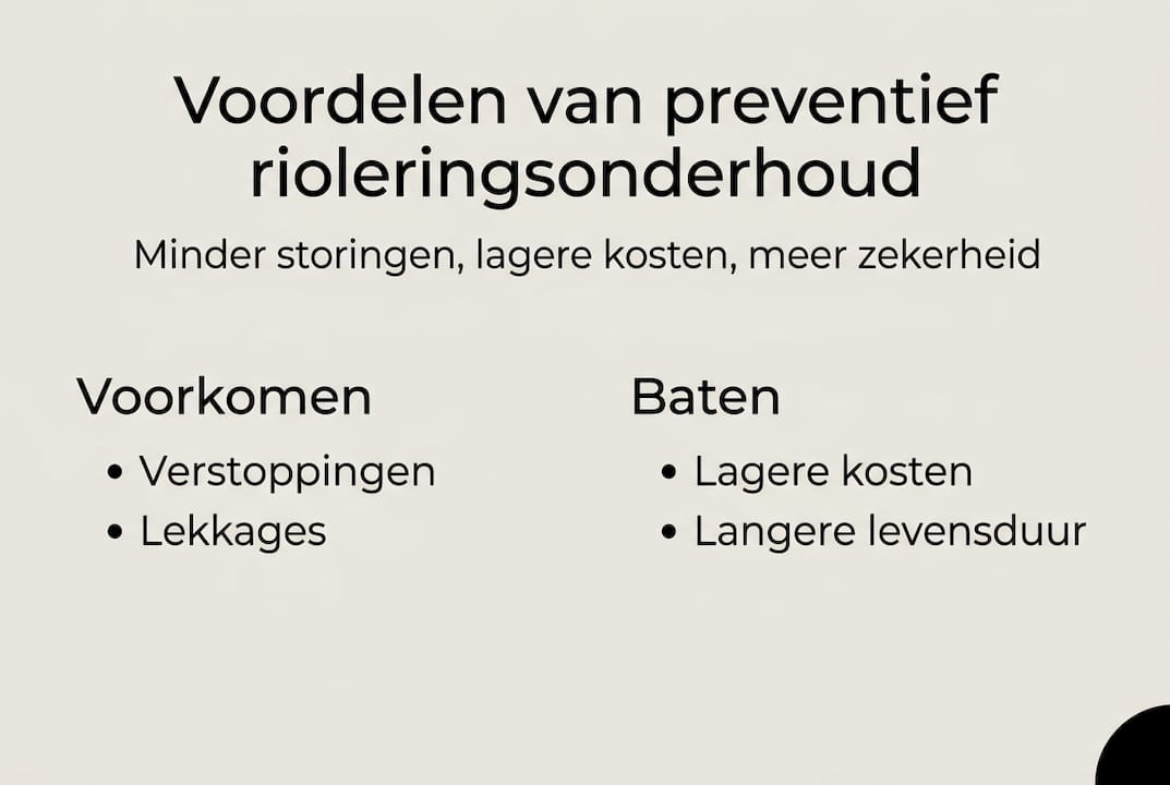 Infographic: Waarom regelmatig rioolonderhoud zo belangrijk is