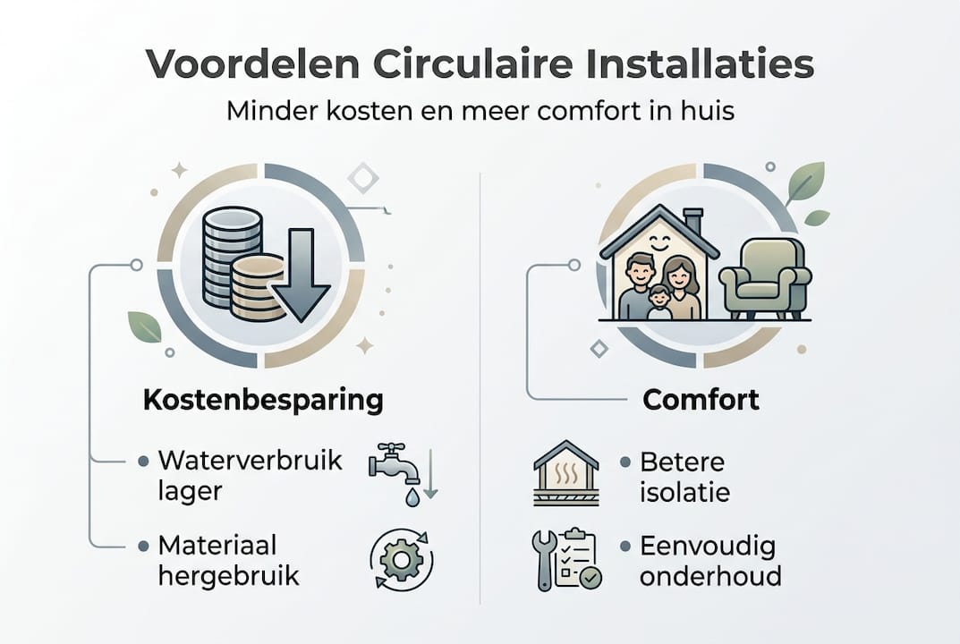 Infographic: De voordelen van circulair installeren