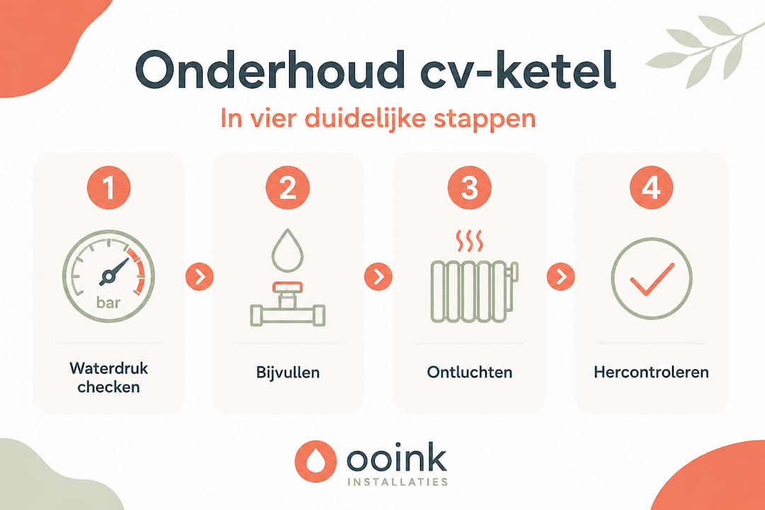 Stappenplan: zo onderhoud je jouw cv-ketel in vier eenvoudige stappen