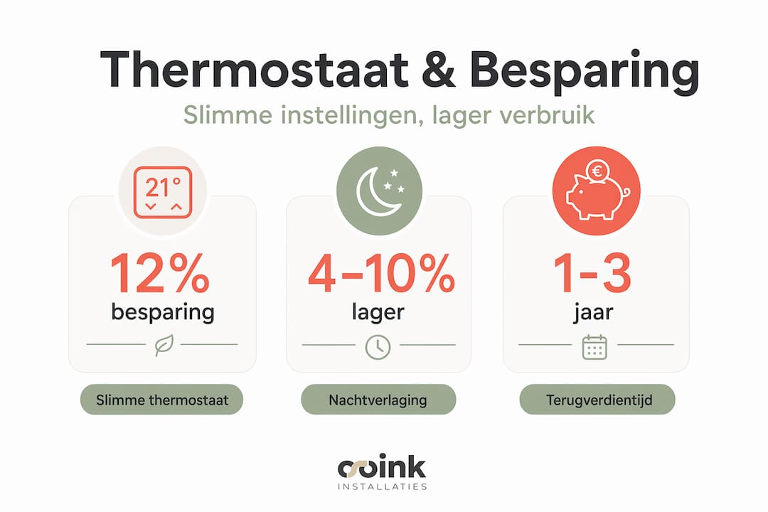 Slimme thermostaat: zo bespaar je eenvoudig energie (infographic)