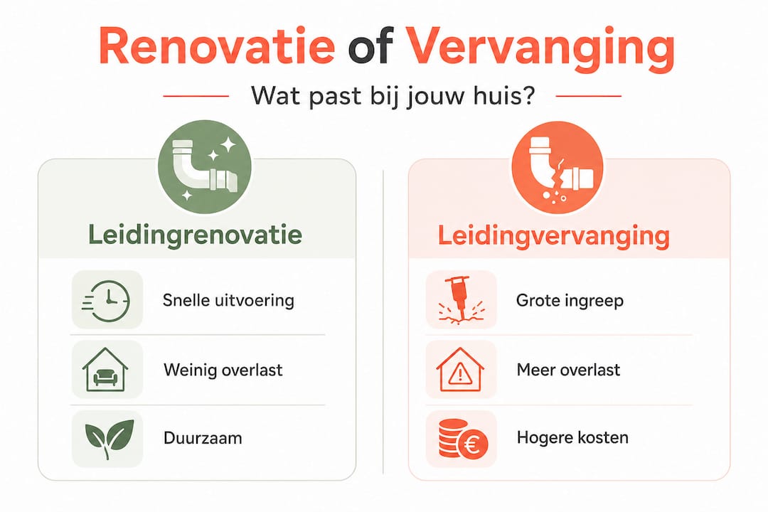 Infographic: renovatie versus volledig nieuwbouw – een overzicht van de verschillen