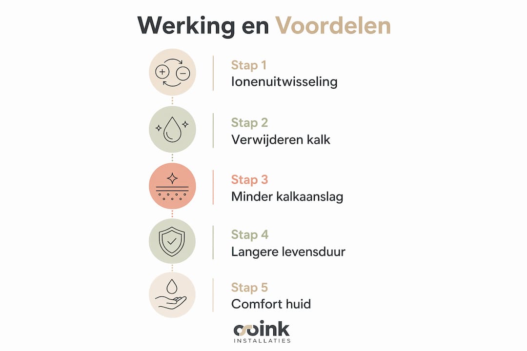 Infographic: hoe werkt een waterontharder en wat zijn de voordelen?