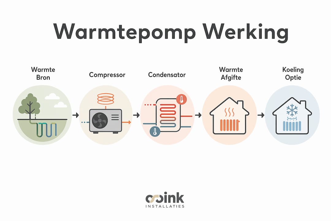 Stap-voor-stap uitgelegd: zo werkt een warmtepomp (infographic)