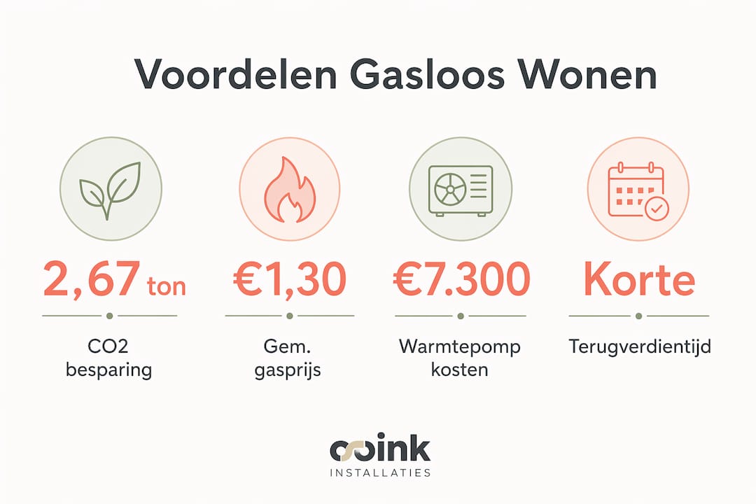 Overzicht: De pluspunten van wonen zonder aardgas