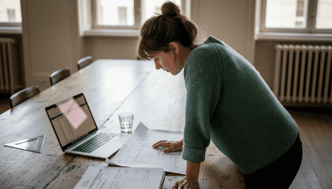 Een adviseur ondersteunt bij het verkrijgen van bouwvergunningen.