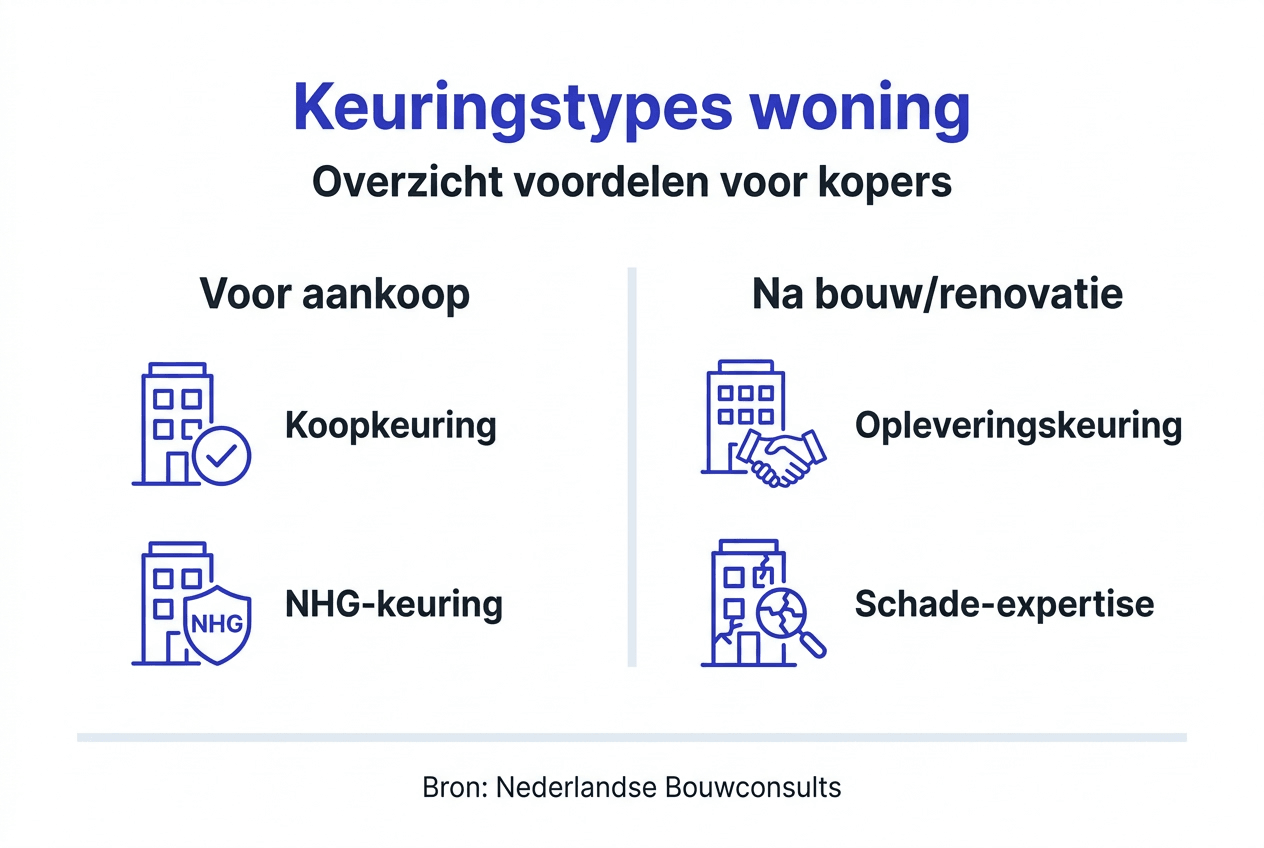 Overzichtelijke infographic van de verschillende inspectiesoorten in Nederland