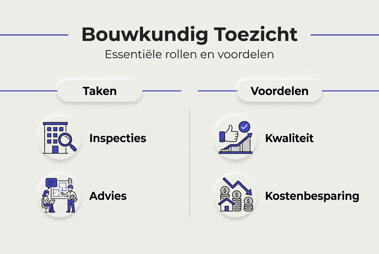 Overzicht: taken en voordelen van bouwkundig toezicht