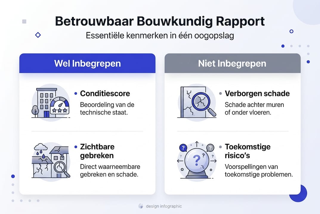 Infographic: wat staat er in een bouwkundig rapport?