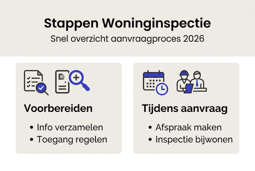 Infographic: zo vraag je stap voor stap een woninginspectie aan