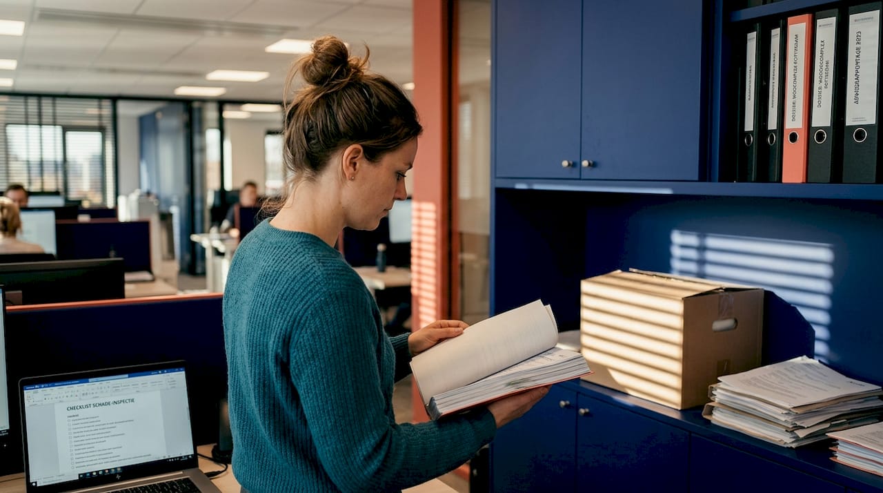 Een NIVRE-expert baseert zijn werkzaamheden op het bouwkundig dossier.