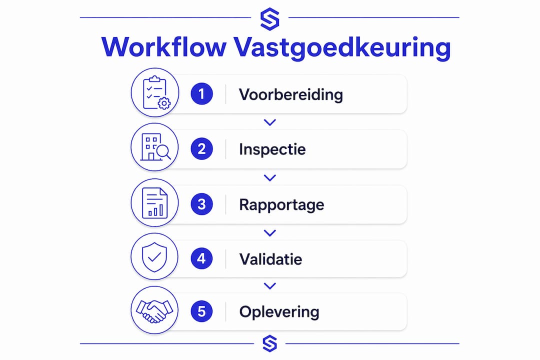 Stapsgewijze infographic: zo pak je een woninginspectie efficiënt aan