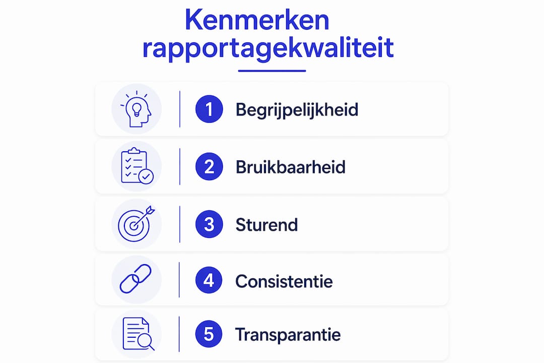 Infographic: de belangrijkste kwaliteitspunten voor bouwkundige rapportages op een rij