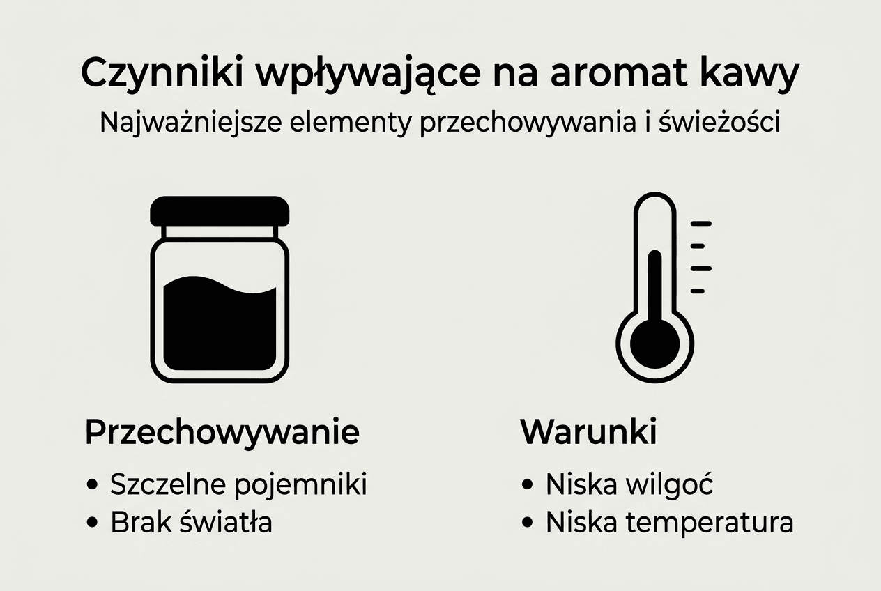 Infografika: Jak przechowywać kawę, żeby nie straciła swojego aromatu