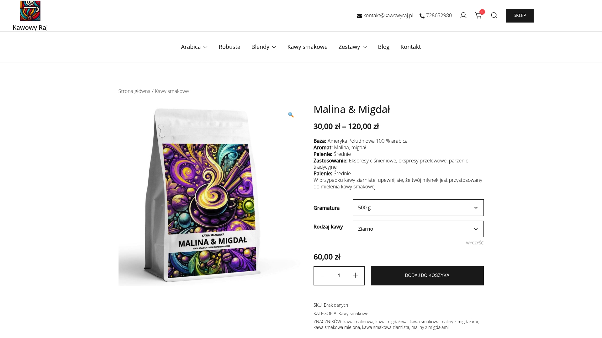https://kawowyraj.pl/produkt/malina-migdal