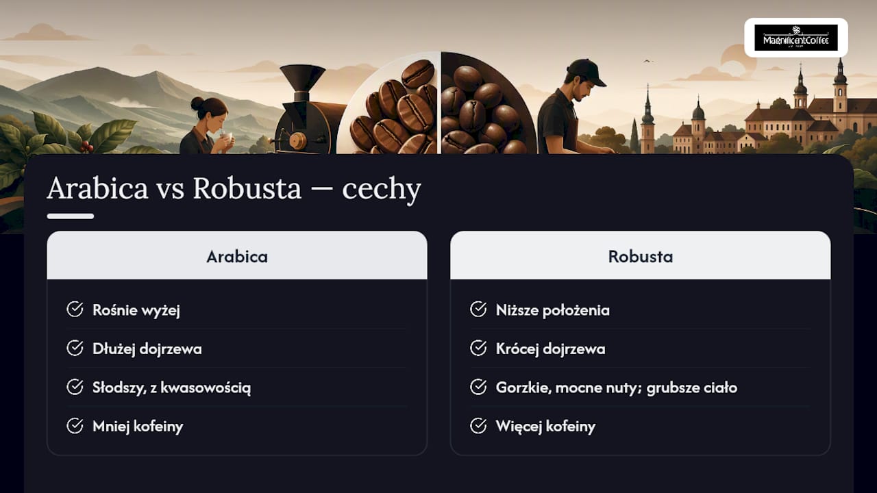 Różnorodność gatunków ziaren i ich wpływ na profil smakowy — overview diagram