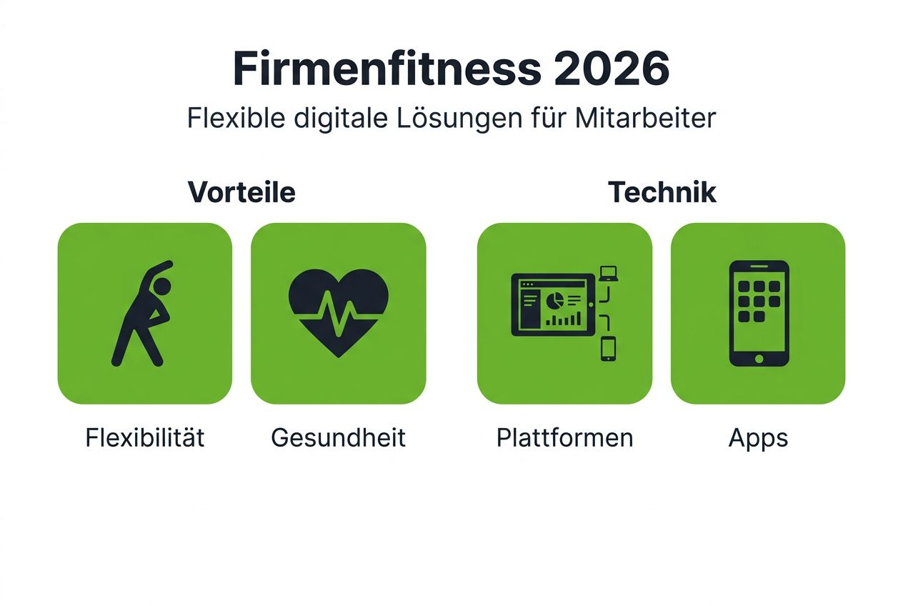 Firmenfitness 2026: So Funktioniert Es In Ihrem Unternehmen! 1 Firmenfitness 2026: übersicht zu vorteilen und neuesten technologien (infografik)