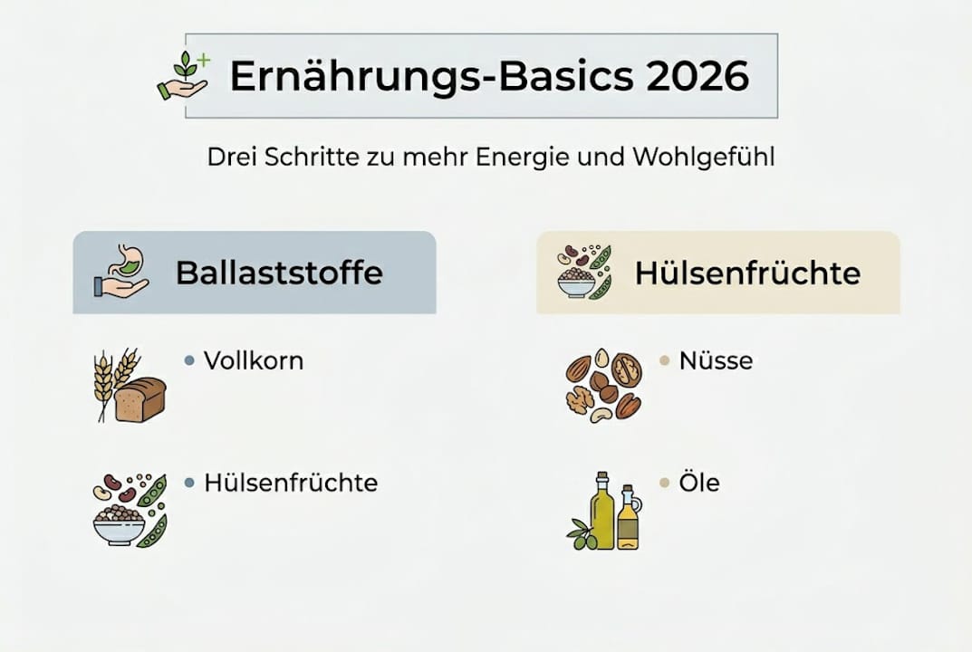 Gesunde ernährung auf einen blick – die wichtigsten grundlagen in einer infografik