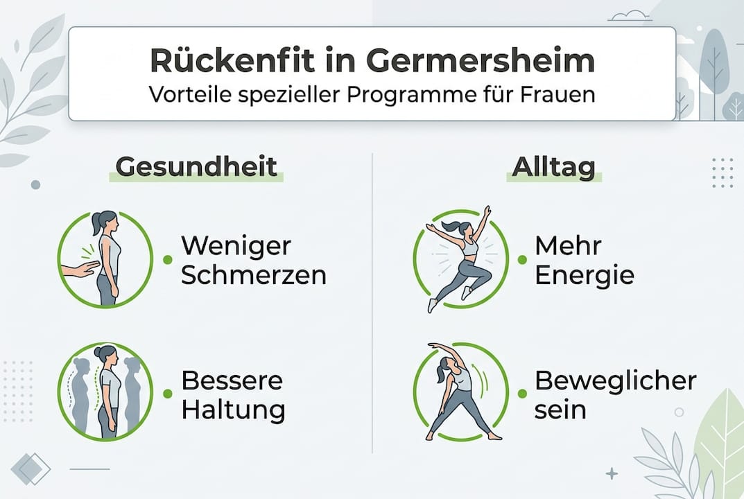 Infografik: die vorteile spezieller rückenprogramme für frauen in germersheim