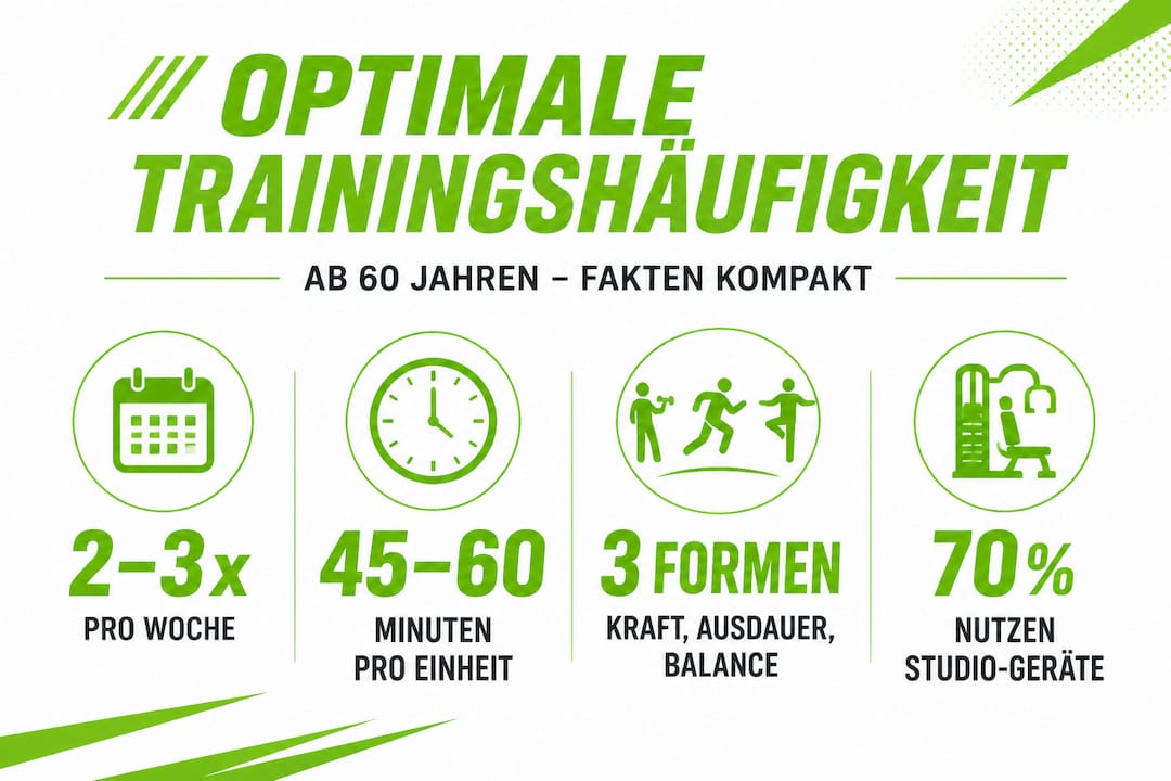 Optimales Training Ab 60: Wie Oft Sollte Man Mit 60 Ins Fitnessstudio Gehen? 1 Infografik: fit und aktiv im alter – trainings-tipps für menschen ab 60
