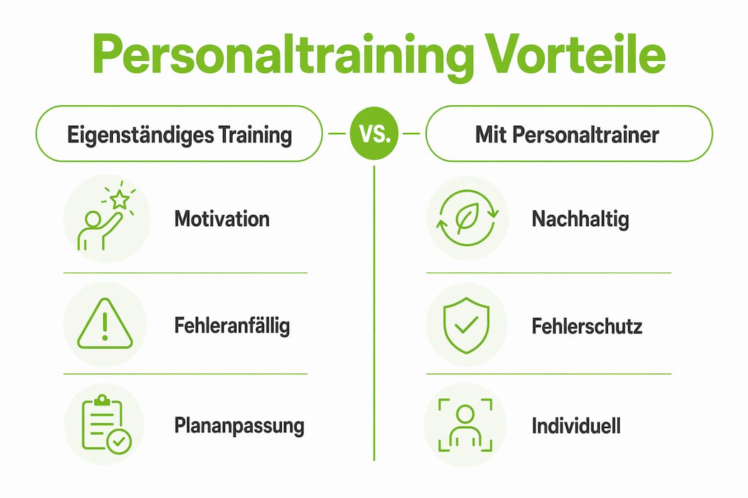 Gibt Es Personaltraining Bei Activity-Fitness.de? 3 Infografik: warum personal training effektiver ist als allein zu trainieren – die wichtigsten vorteile auf einen blick