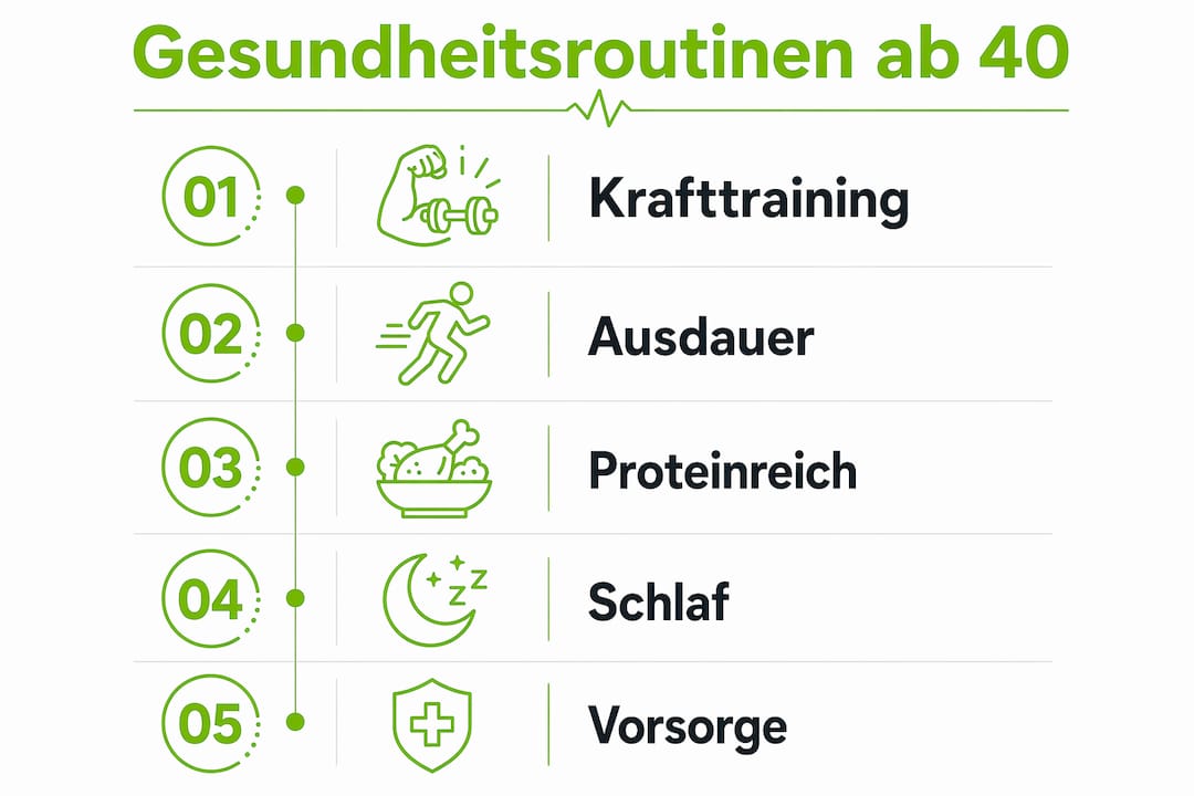 Welche Routinen Sollte Jeder Ab 40 Haben 3 Übersicht: die wichtigsten gesundheitsgewohnheiten ab 40 – schritt für schritt erklärt