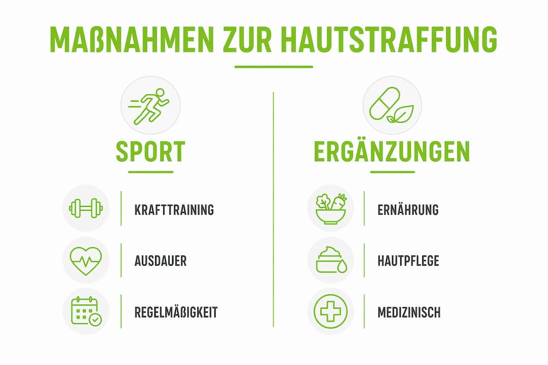 Abnehmspritze, Haut Straffen Mit Sport: Dein Guide 3 Infografik: wie sport und zusätzliche methoden zur hautstraffung im vergleich abschneiden