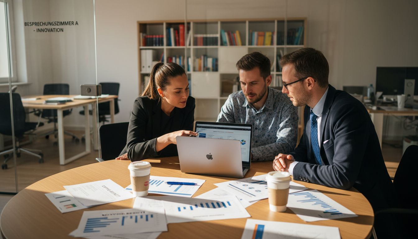 Gemeinsame Keyword-Planung im Team mit ausgedruckten Berichten