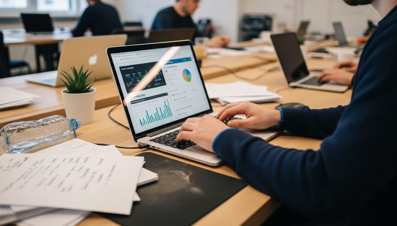 SEO-Experte, der auf Automatisierungstools setzt