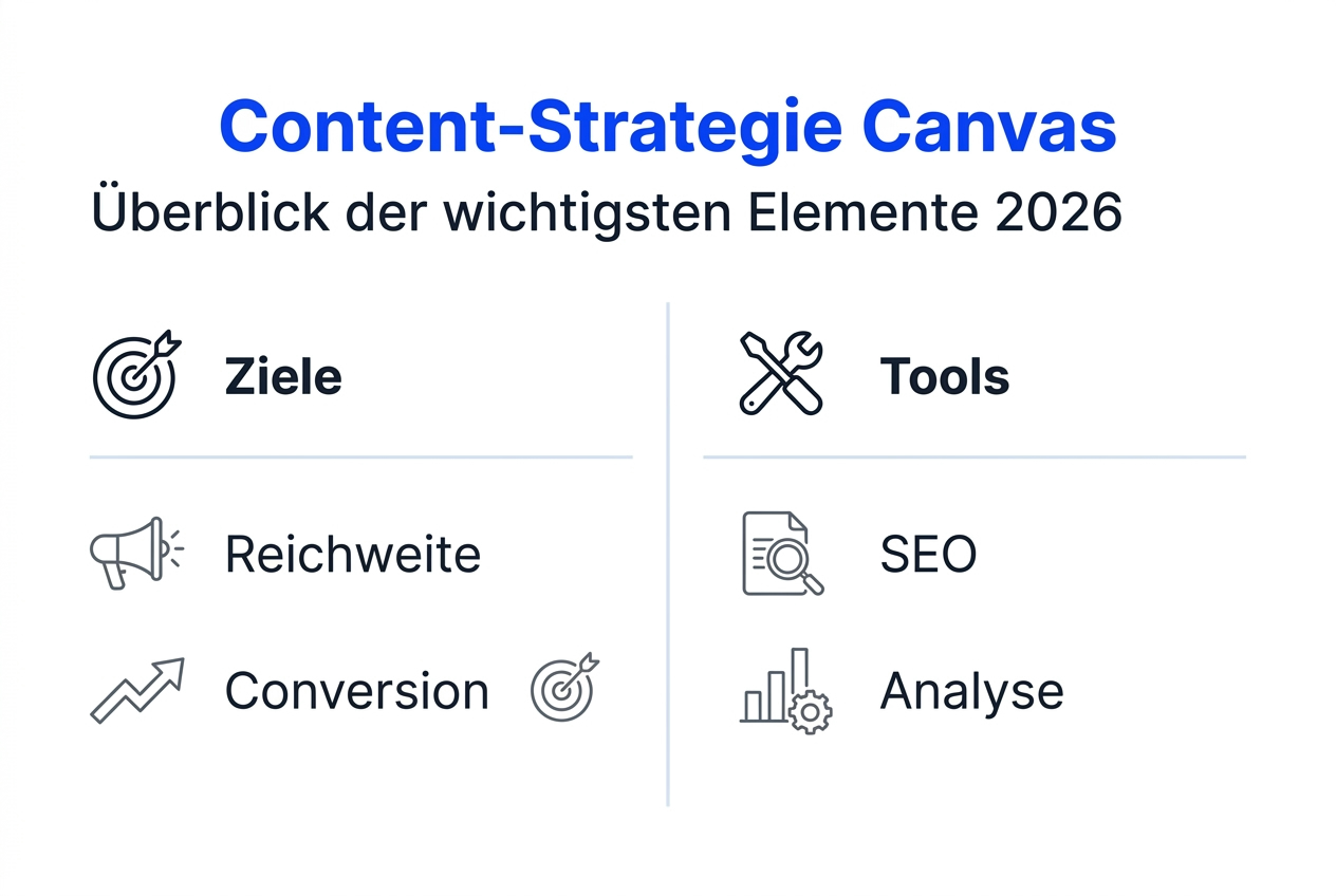 Übersichtsgrafik zur Canvas-Methode: Ziele und passende Werkzeuge auf einen Blick