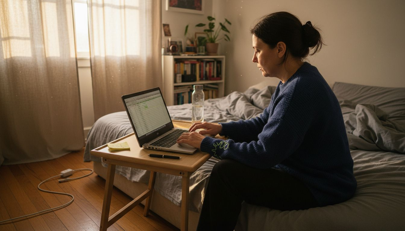 What Is Remote Work – Impact on Modern Careers 2 Woman working remotely from bedroom