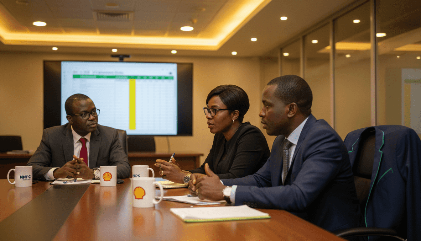 Professionals discuss oil joint venture agreement