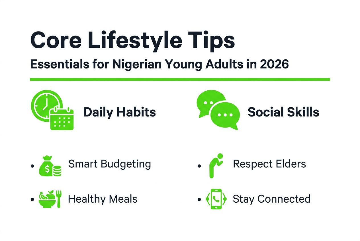 Infographic of essential Nigerian lifestyle tips