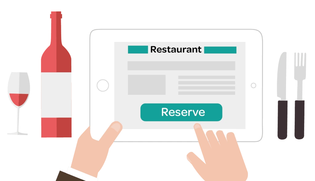 Comparación visual reservas online y tradicionales.