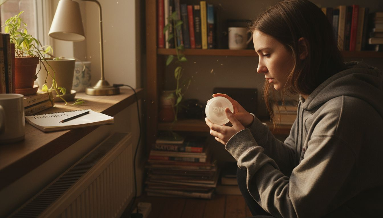 Checking nicotine pouch storage for humidity