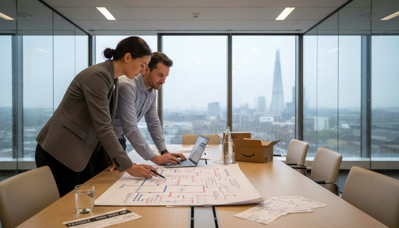 Team reviews wholesale logistics and documentation