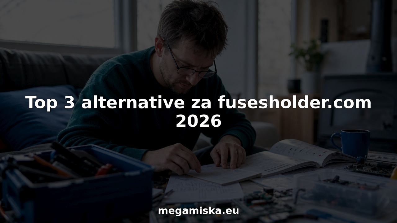 Moški doma prebira in primerja kataloge z elektronskimi komponentami, da bi našel najboljšo izbiro zase.
