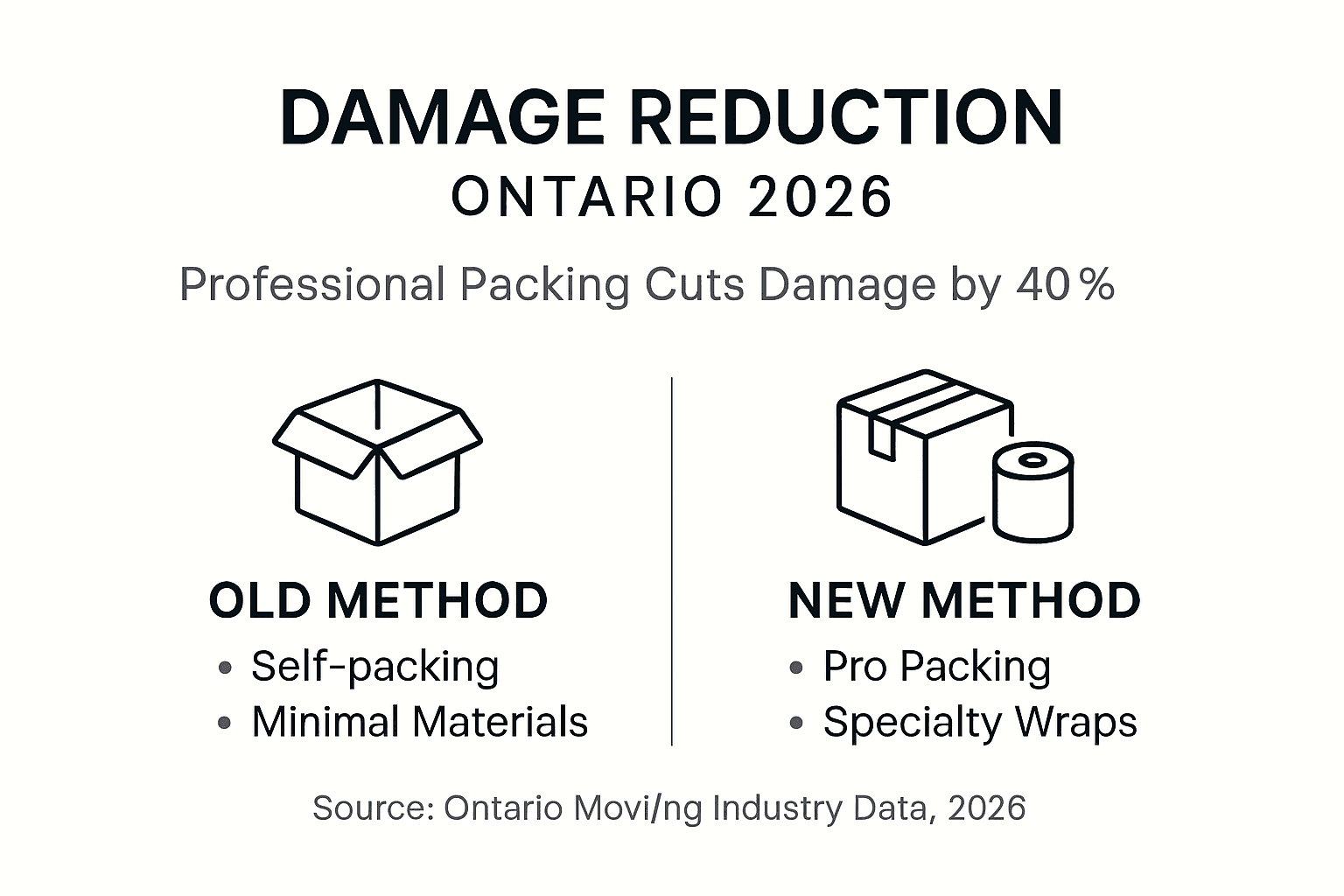 Infographic showing damage reduction key methods