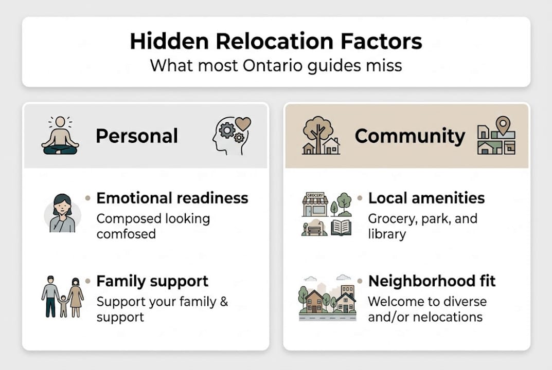 Infographic on hidden Ontario relocation factors